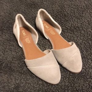Toms Flats worn once